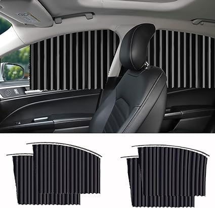 Curtain for Car Window Pack of 4