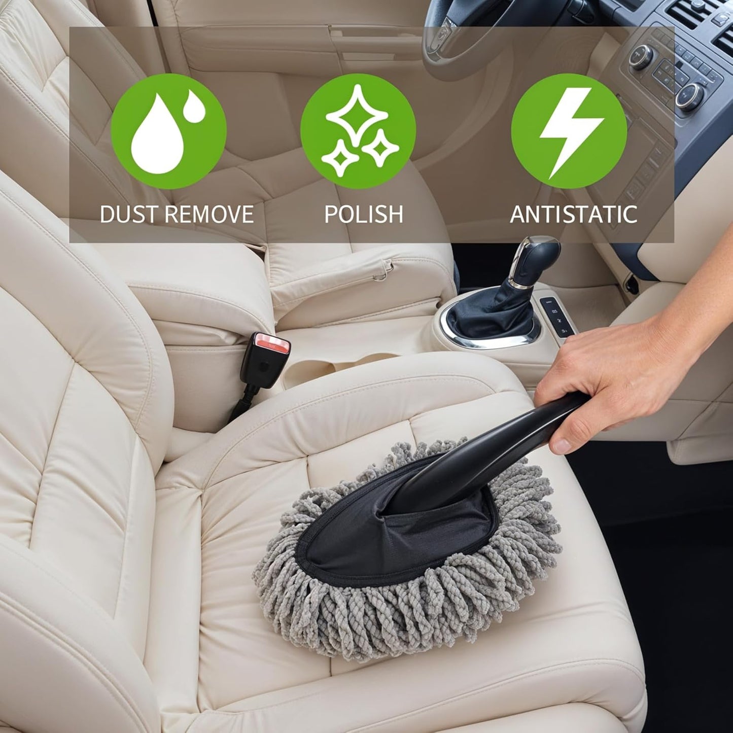 5 PCS Microfiber Car Duster Kit